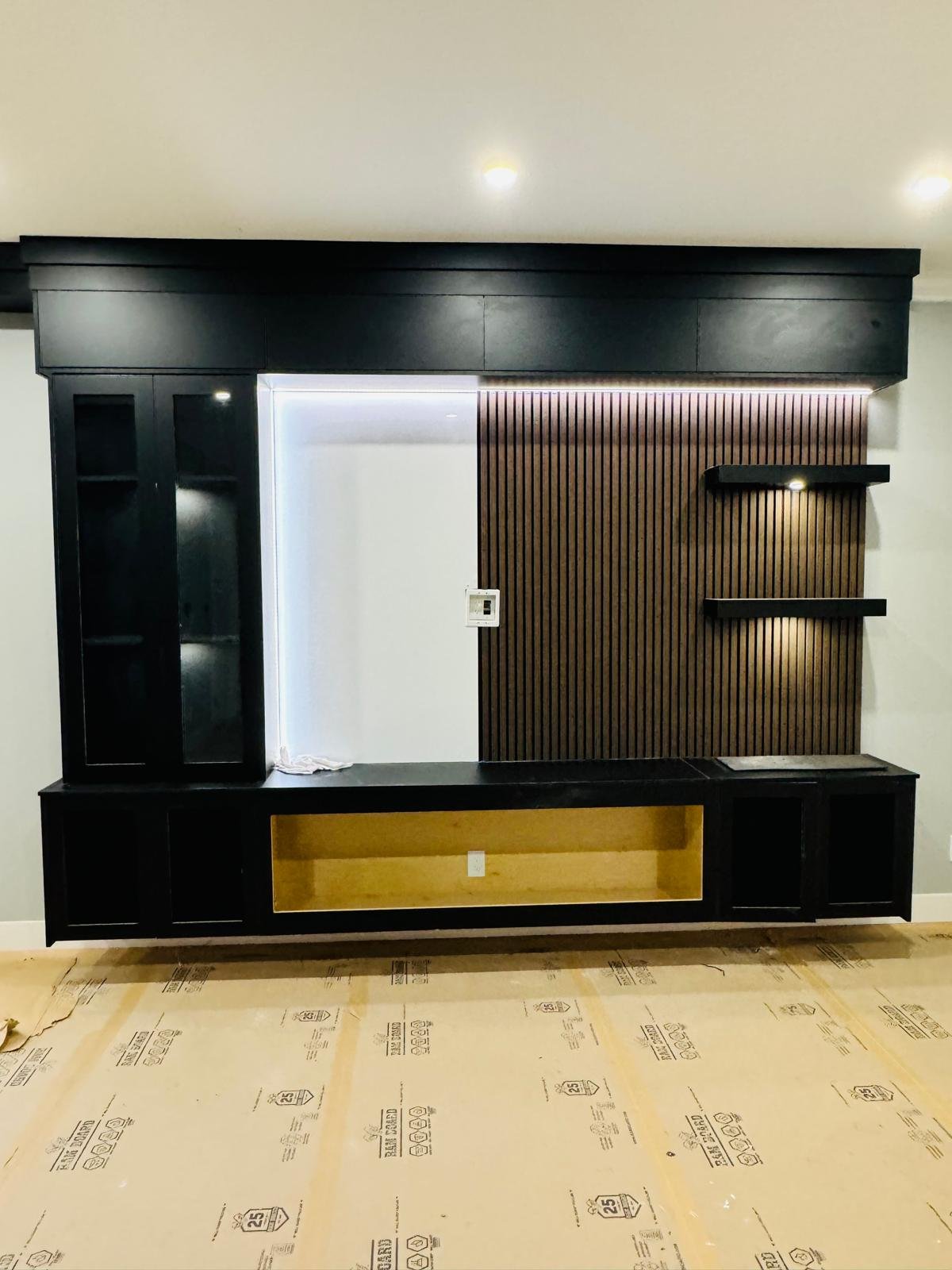 The Modern Rustic Media Wall