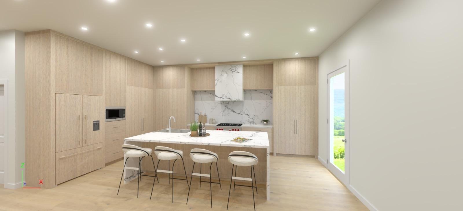 The Walnut & Marble Gourmet Kitchen